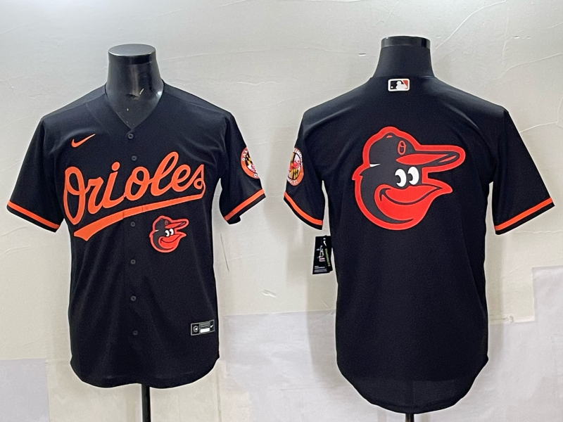 Men 2025 Baltimore Orioles Blank black Nike MLB Jersey style 052->baltimore orioles->MLB Jersey